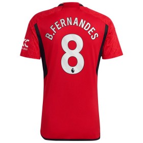 Camisola Manchester United B. Fernandes 8 Equipamento Principal 2023-24 Manga Curta